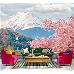 Фотообои для кухни моющиеся Япония Фудзияма 400х270 см флизелиновые с виниловым покрытием