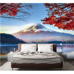 Фотообои Япония гора Фудзияма 200х270 см для декорирования стен в зале