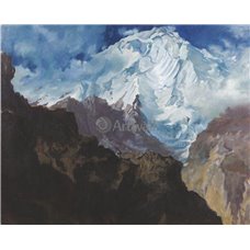 Картина на холсте по фото Модульные картины Печать портретов на холсте Гора Ракапоши