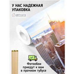 Фотообои 3D Нью йорк вид сверху 400х270 см для спальни