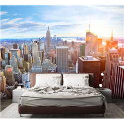 Фотообои 3D Нью йорк вид сверху 400х270 см для спальни
