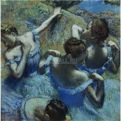 Голубые танцовщицы - Модульная картины, Репродукции, Декоративные панно, Декор стен