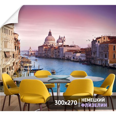 Фотообои в коридор Венеция 300х270 см интерьерные