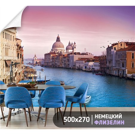Фотообои в коридор Венеция 500х270 см интерьерные