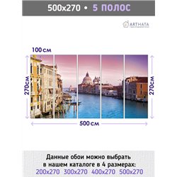 Фотообои в коридор Венеция 500х270 см интерьерные