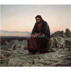 Картина на холсте по фото Модульные картины Печать портретов на холсте Христос в пустыне