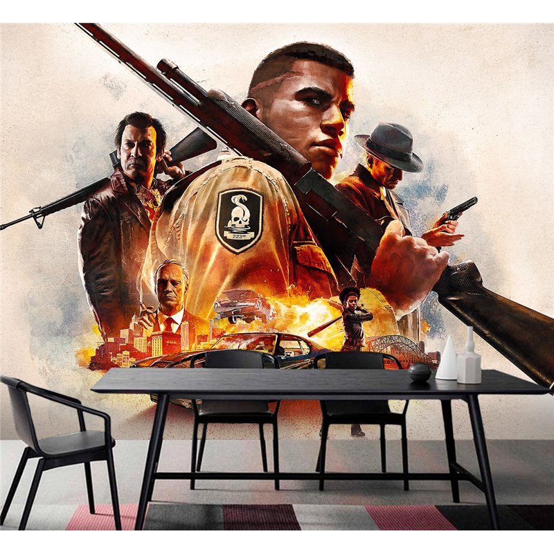 Фотообои для девочки видеоигра mafia 3 300х270 см в игровую