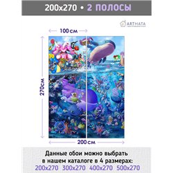 Фотообои для мальчиков покемон 200х270 см в детскую спальню