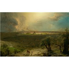 Картина на холсте по фото Модульные картины Печать портретов на холсте Иерусалим, вид с масличной горы