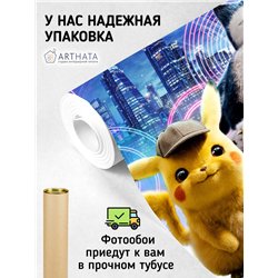 Фотообои для мальчика покемон пикачу 400х270 см в игровую