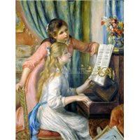 Портреты картины репродукции на заказ - Девушки у пианино