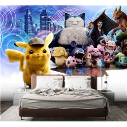 Фотообои для мальчика покемон пикачу 400х270 см в игровую