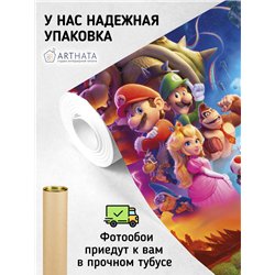 Фотообои для детской братья марио 500х270 см моющиеся