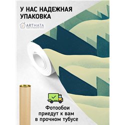 Фотообои детям горы и снег 400х270 см в игровую