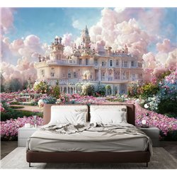 Фотообои детям сказочный замок 400х270 см моющиеся