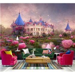Фотообои для детской сказочный замок 500х270 см в игровую