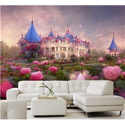 Фотообои для детской сказочный замок 500х270 см в игровую