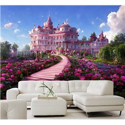 Фотообои для девочки сказочный замок 500х270 см в игровую