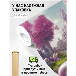 Фотообои детские сказочный замок 500х270 см моющиеся