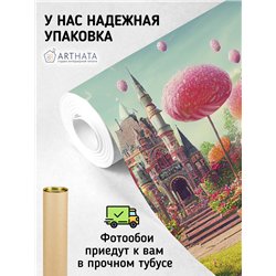 Фотообои для девочки сказочный замок 500х270 см моющиеся