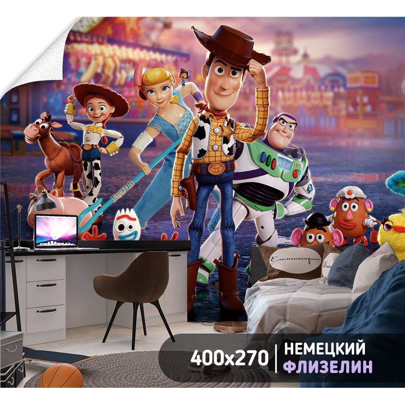 Фотообои в детскую История игрушек 400х270 см в игровую