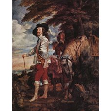Картина на холсте по фото Модульные картины Печать портретов на холсте Карл I на охоте
