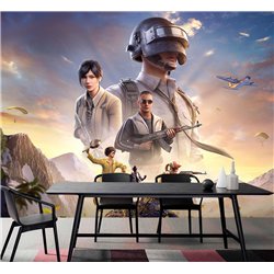 Фотообои детям PUBG персонажи игры 200х270 см для девочек для мальчиков