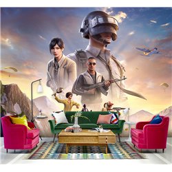 Фотообои детям PUBG персонажи игры 200х270 см для девочек для мальчиков