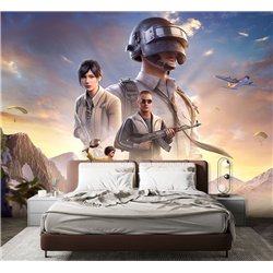 Фотообои для детской pubg mobile 500х270 см моющиеся