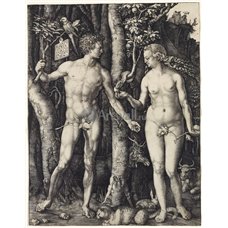 Картина на холсте по фото Модульные картины Печать портретов на холсте Адам и Ева