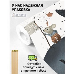 Фотообои детям бумажные кораблики 300х270 см флизелиновые с виниловым покрытием