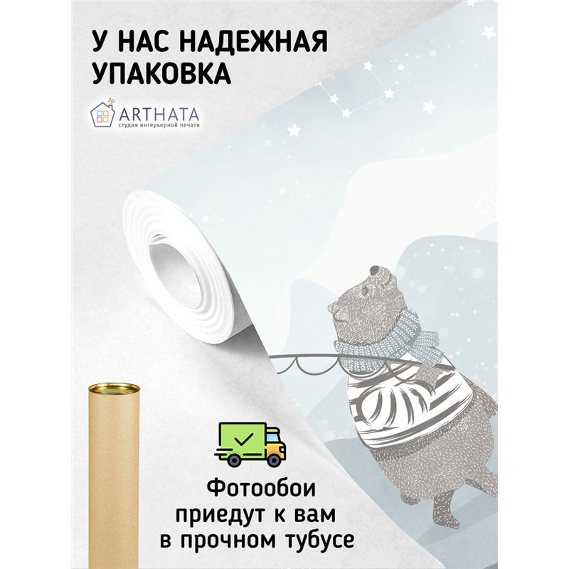 Фотообои в детскую горы пейзаж 500х270 см моющиеся