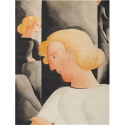 Три блондинки - Модульная картины, Репродукции, Декоративные панно, Декор стен