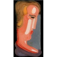 Портреты картины репродукции на заказ - Женская голова в профиль
