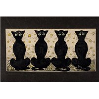 Четыре черных кошки