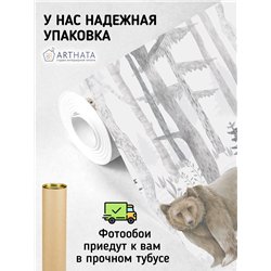 Фотообои для детской лесные животные 400х270 см в игровую