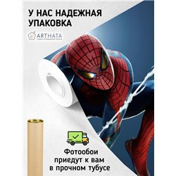 Фотообои в детскую человек паук 300х270 см флизелиновые с виниловым покрытием