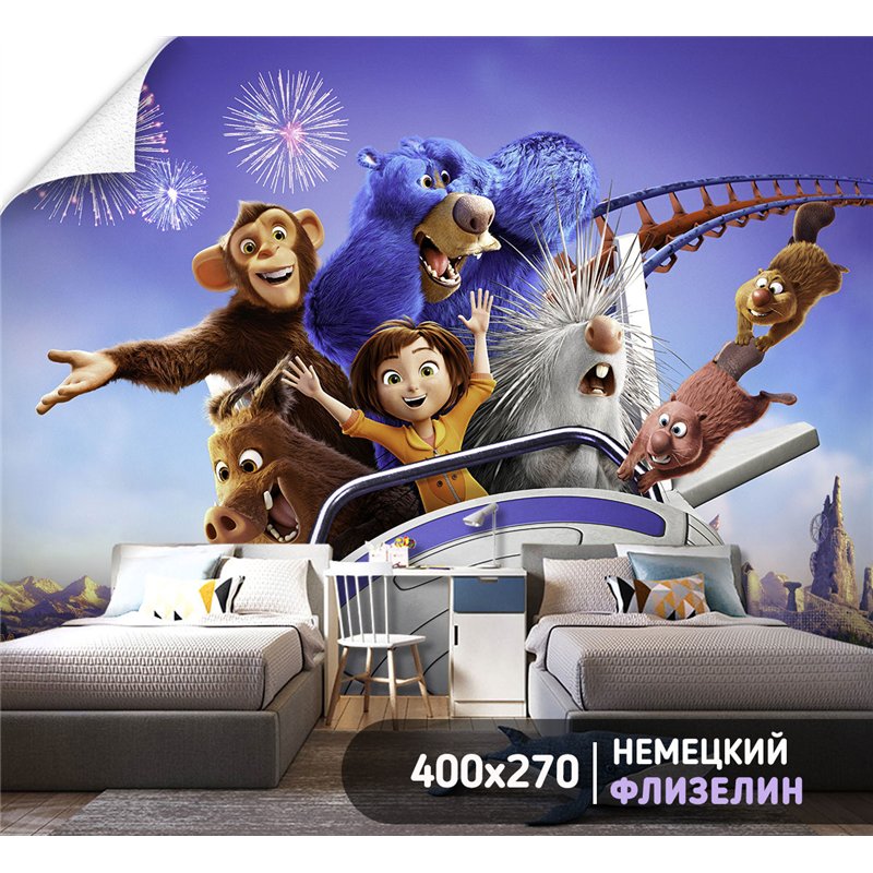 Фотообои детям Волшебный парк Джун 400х270 см в игровую