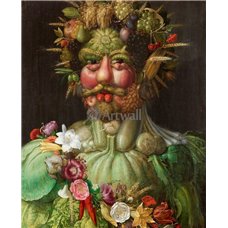 Картина на холсте по фото Модульные картины Печать портретов на холсте Портрет чешского короля Рудольфа II в образе Вертемнуса