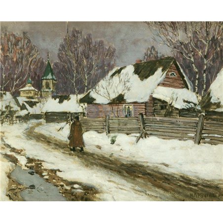 Зима в деревне