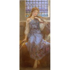 Картина на холсте по фото Модульные картины Печать портретов на холсте Девушка со скрипкой