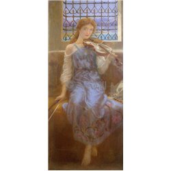 Девушка со скрипкой - Модульная картины, Репродукции, Декоративные панно, Декор стен