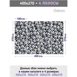 Фотообои Спорт - Футбольный мяч 400х270 см для детской
