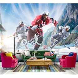 Фотообои Спортивные игры - хоккейк 400х270 см для спальни