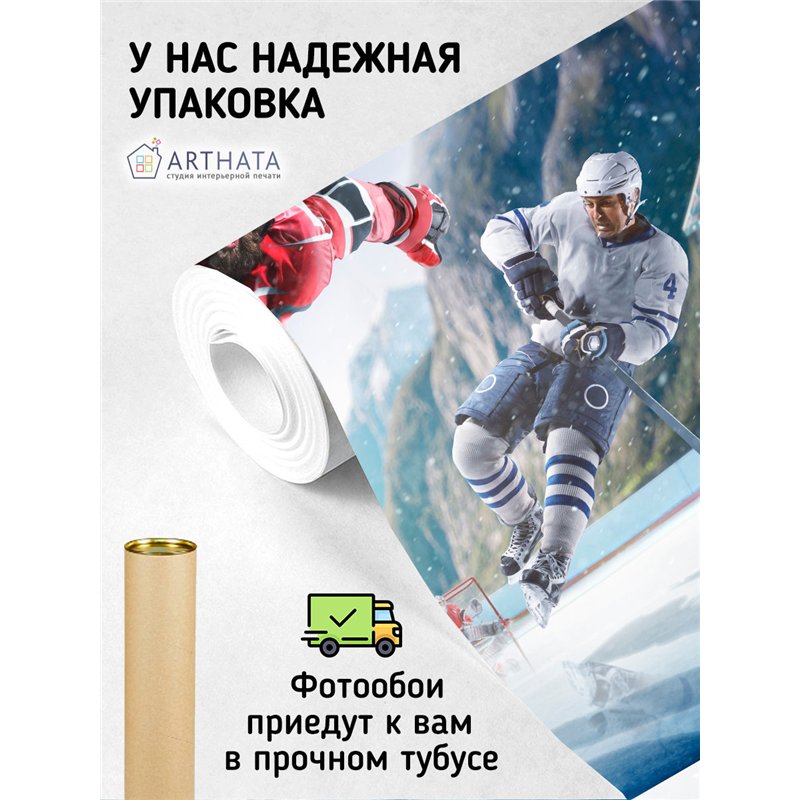 Фотообои Спортивные игры - хоккейк 400х270 см для спальни