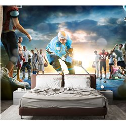 Фотообои Спортивные игры - хоккейк 400х270 см в детскую