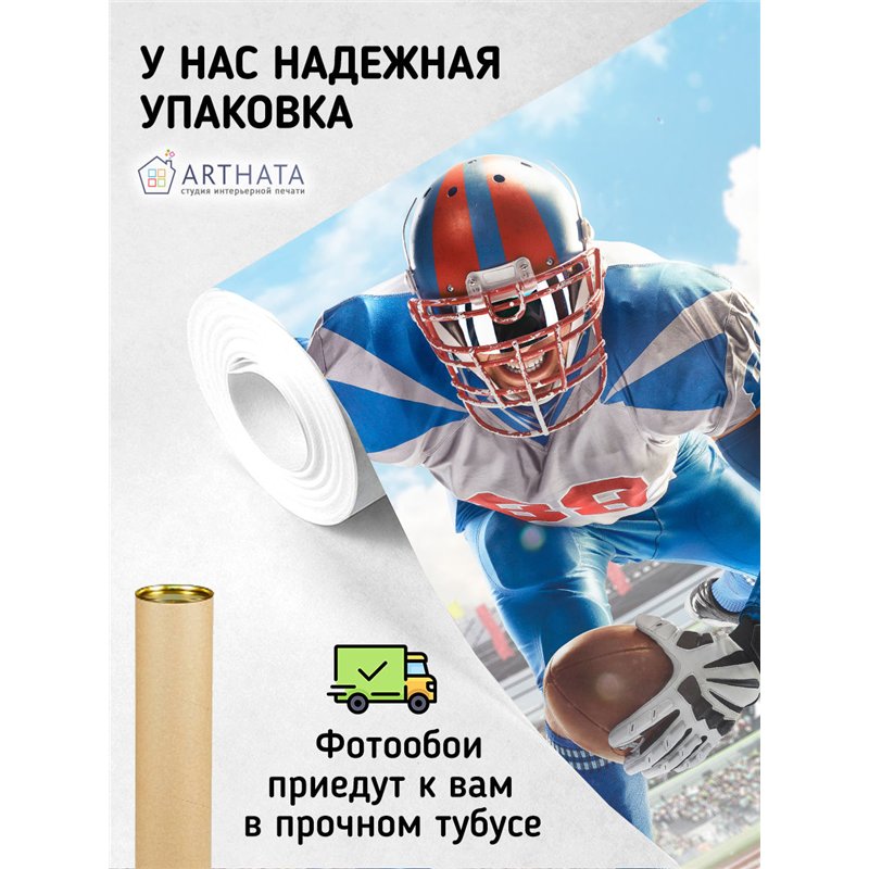 Фотообои Спорт - американский футбол 400х270 см для декорирования стен в зале