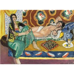 Одалиски, играющие в шашки
