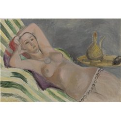 Одалиска на желто-зеленом