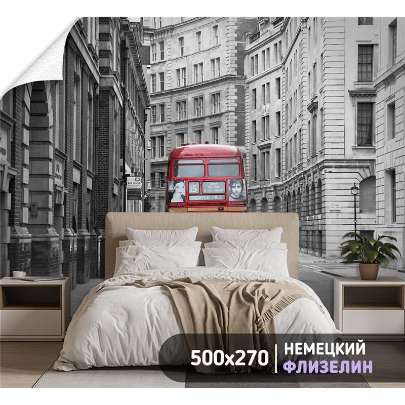 Фотообои для интерьера - 500х270см из 5и полос. Обои для стен, оформление спальни, детской комнаты, кухни, гостинной.